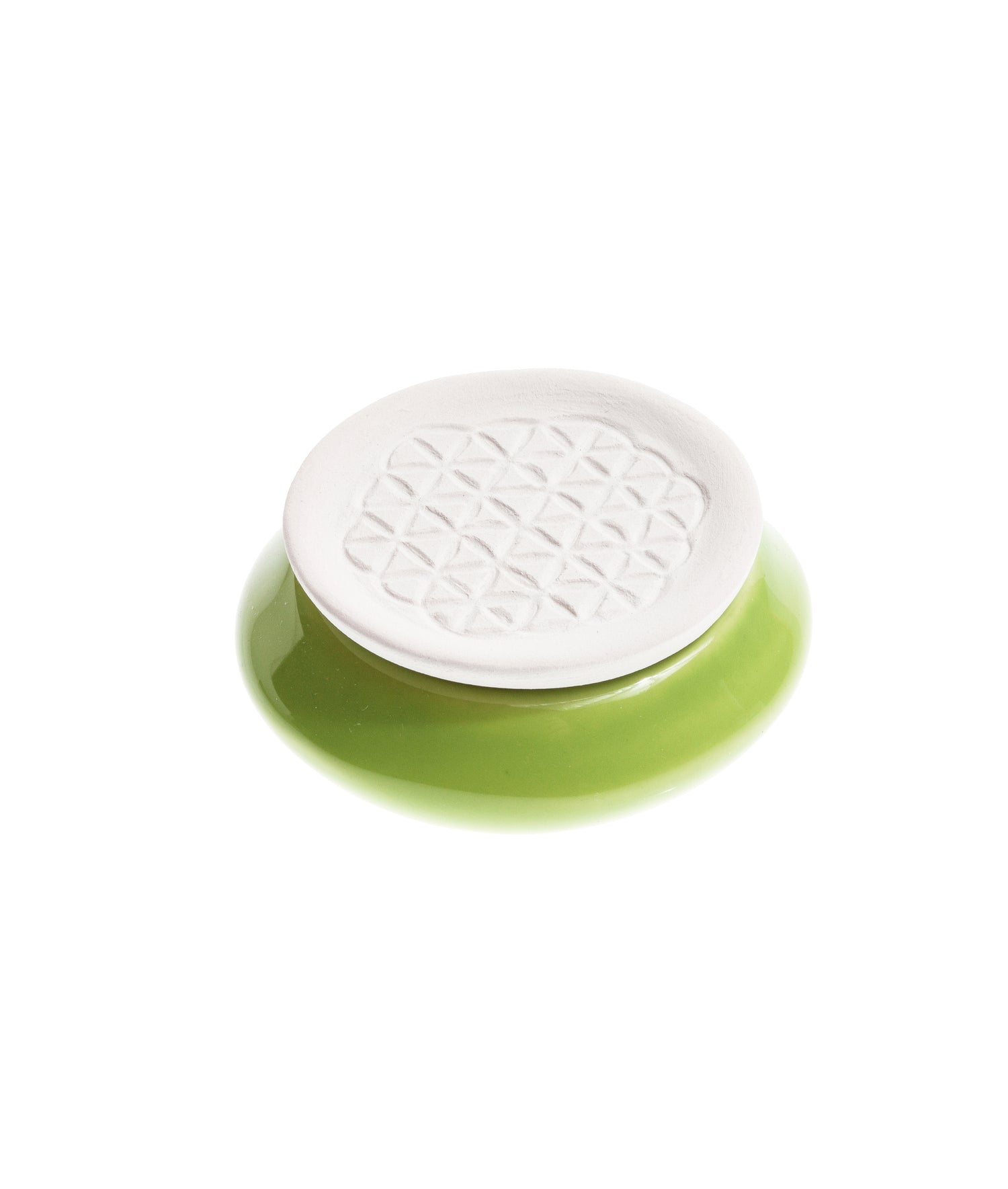 AROMALIFE Diffuseur Fleur de Vie Souco Vert | Huile Essentielle Bio