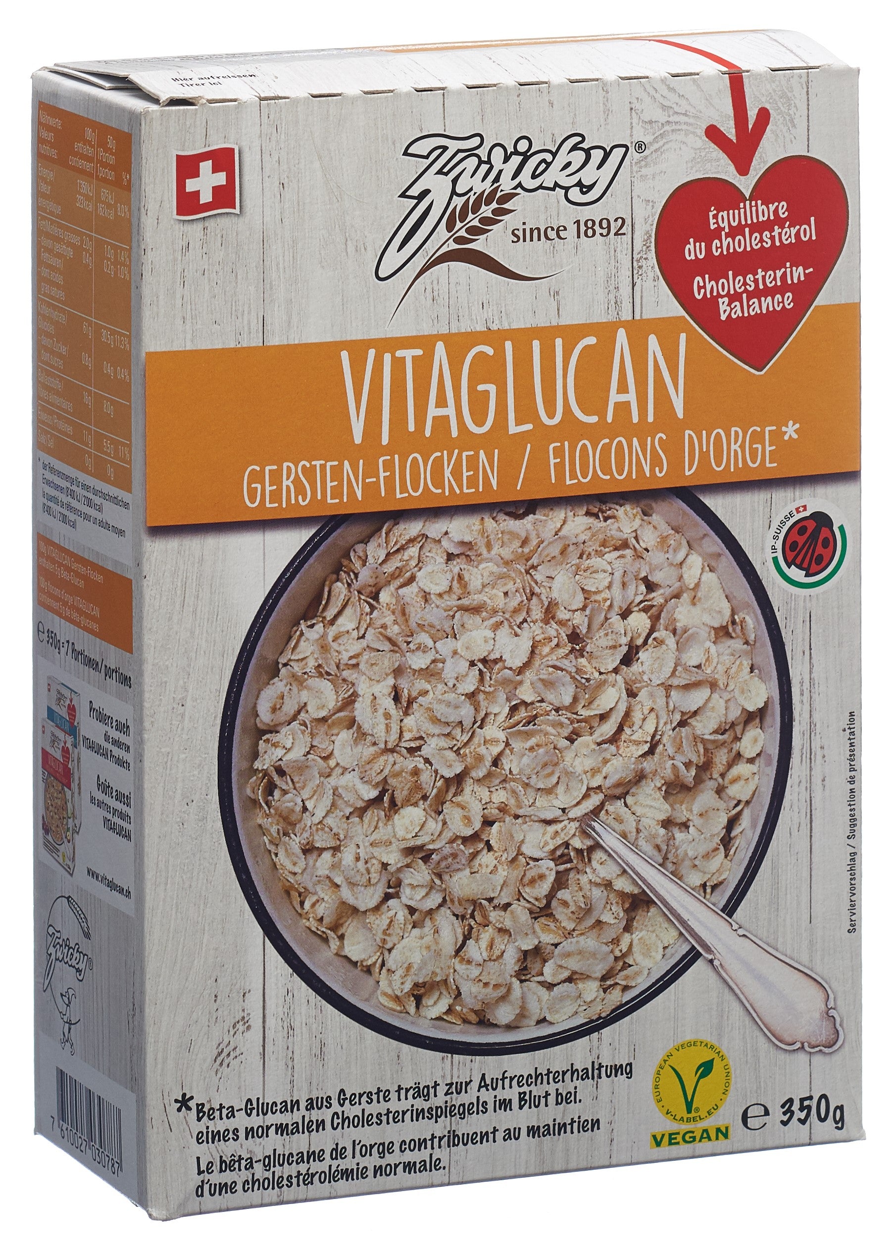 ZWICKY Vitaglucan flocons 350 g