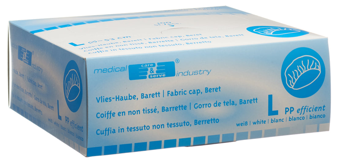 ZVG bonnet non-tissé L blanc 100 pce