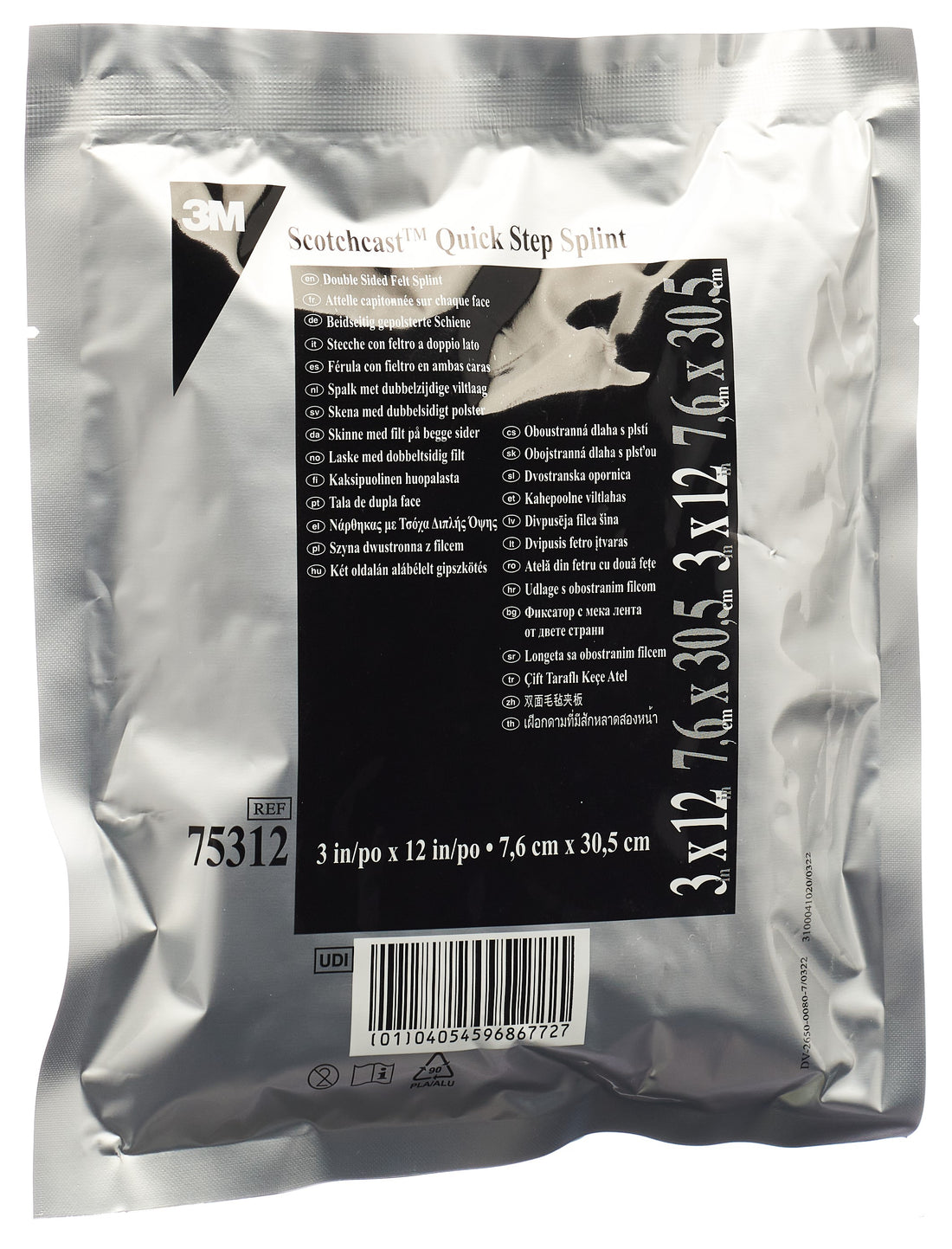 3M Scotchcast Quick Step Splint 7.6x30.4cm