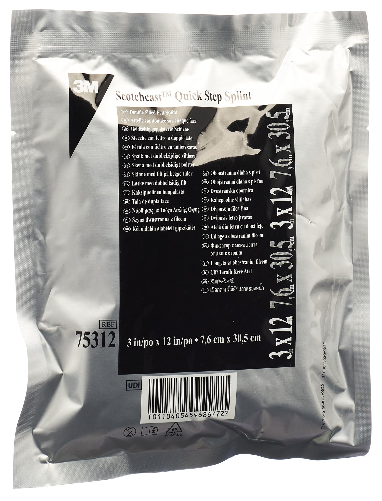 3M Scotchcast Quick Step Splint 7.6x30.4cm