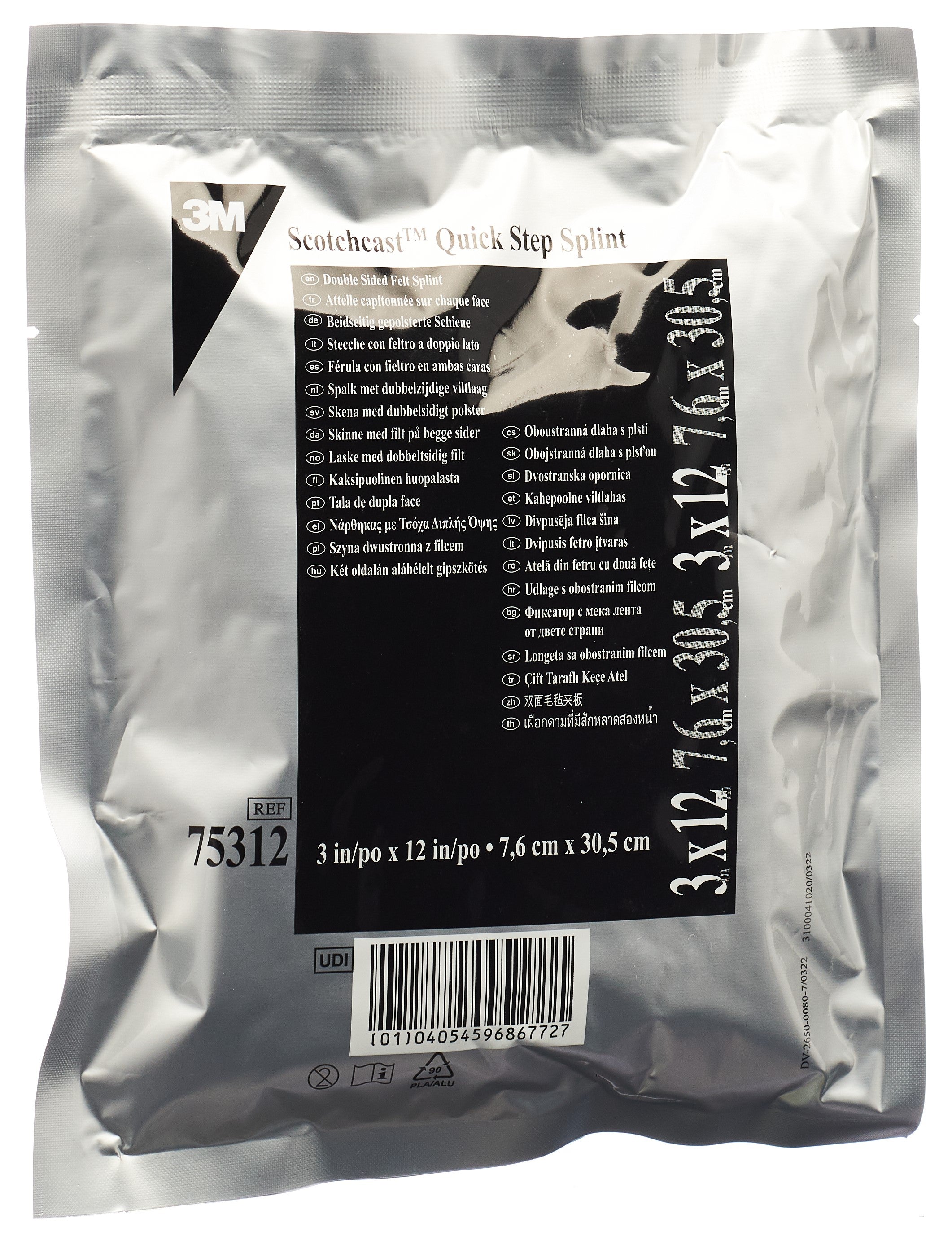 3M Scotchcast Quick Step Splint 7.6x30.4cm