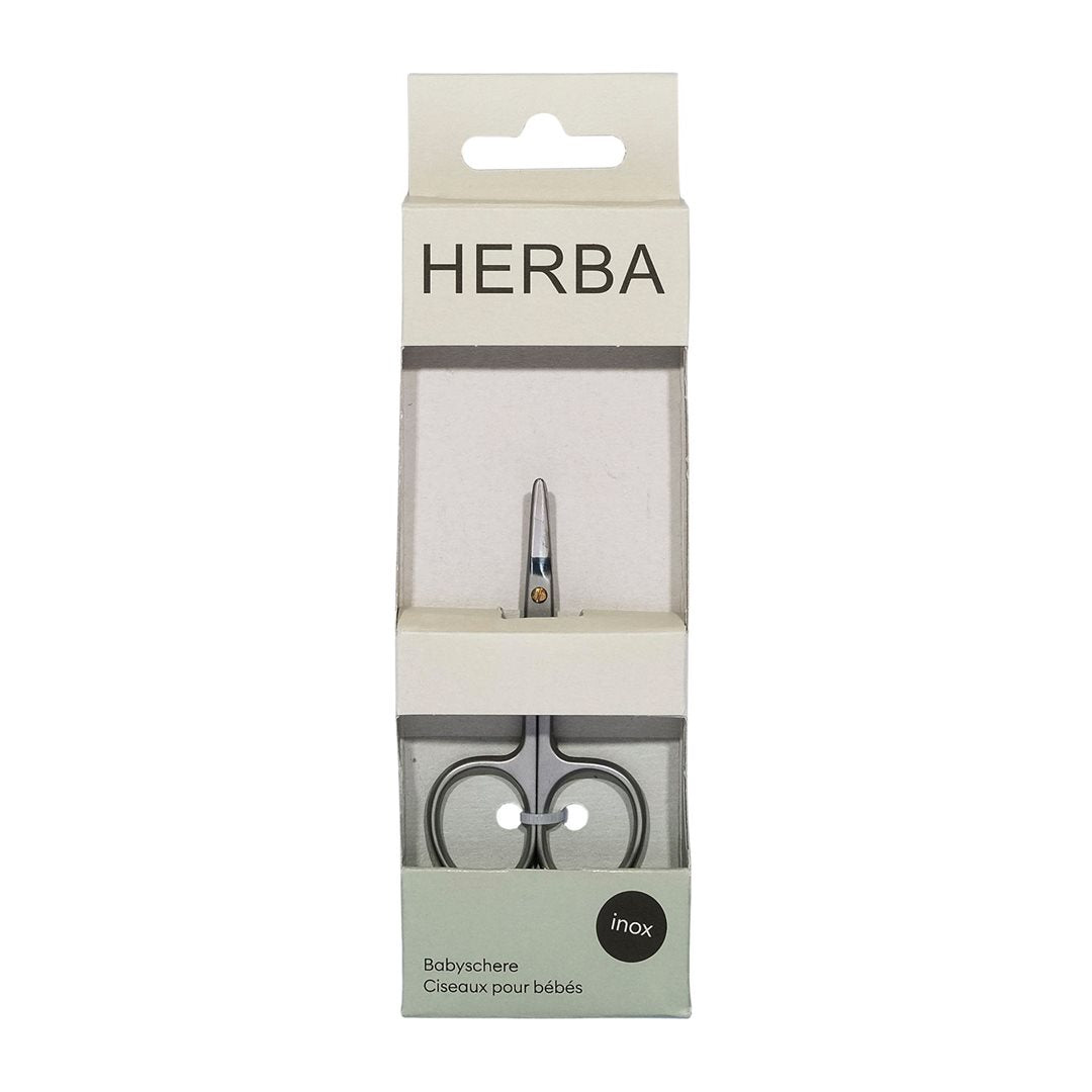 HERBA Ciseaux Bébé Inox Sécurité &amp; Précision | Accessoire Essentiel