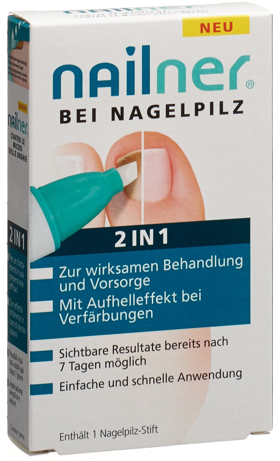 NAILNER Stylo Traitement Mycose Ongles 2-en-1 | Soin Efficace