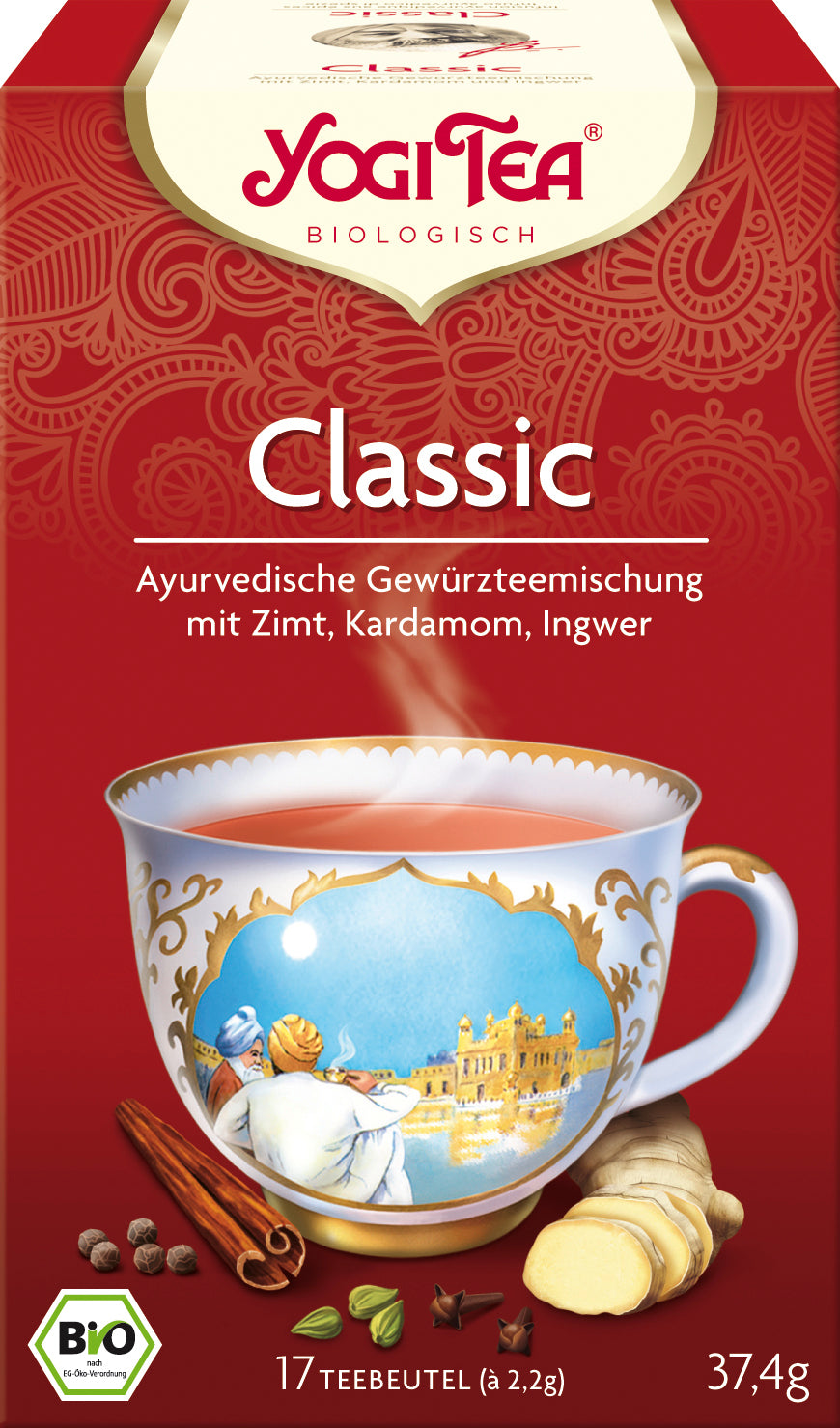 YOGI TEA Classic à la cannelle 17 sach 2.2 g