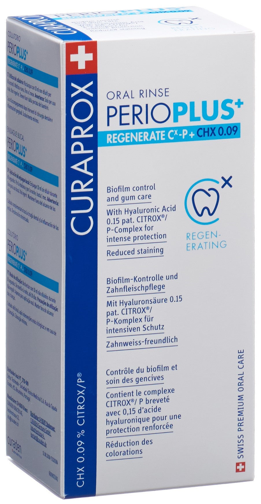 CURAPROX Perio Plus Regenerate Bain de Bouche CHX 0.09% 200 ml