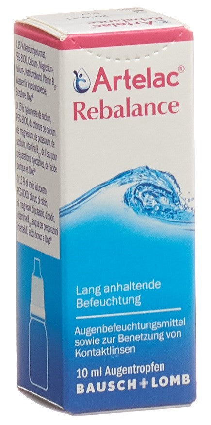 ARTELAC Rebalance : Larmes Artificielles Hydratantes pour Yeux Secs | Collyre 10 ml