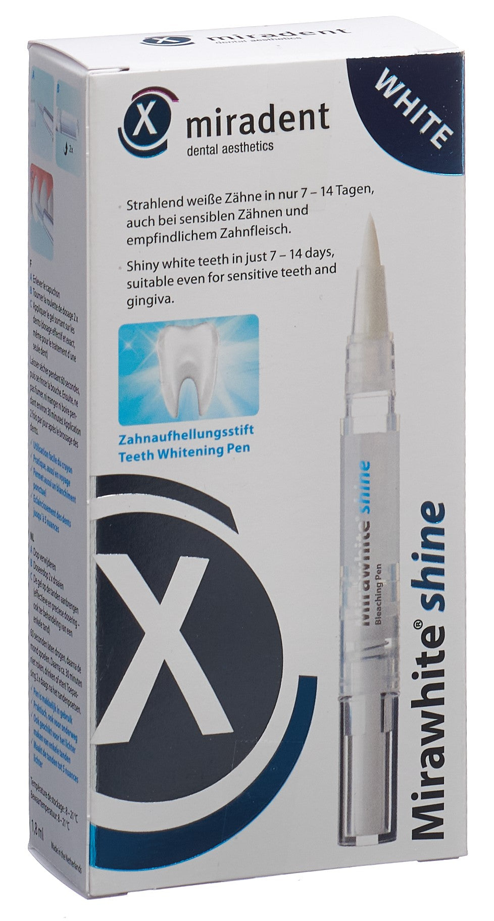 MIRADENT Mirawhite Shine Gelée Crayon Éclaircissant | 1.8 ml