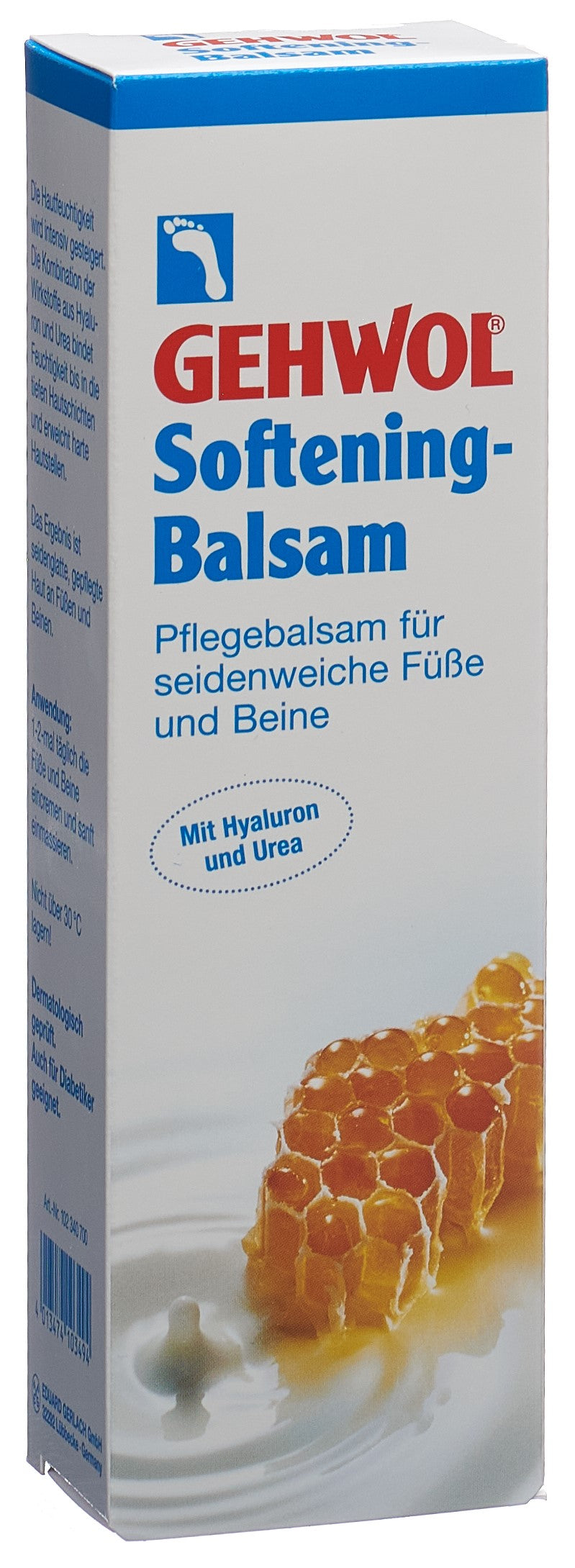 GEHWOL Baume Adoucissant Pieds Secs et Rugueux | 125 ml