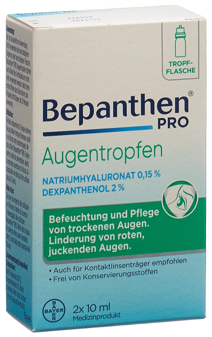 BEPANTHEN PRO collyre 2 fl 10 ml