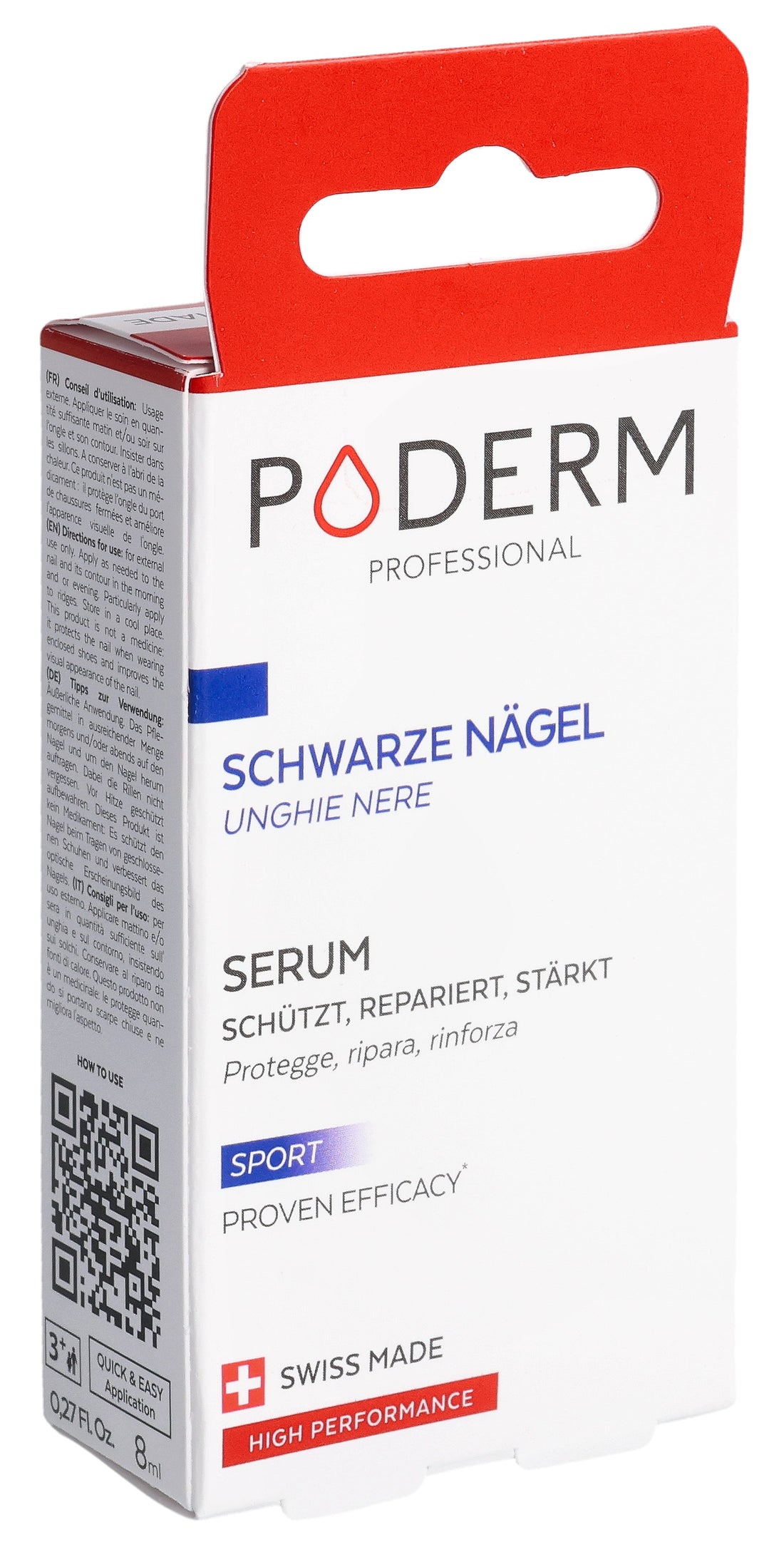 PODERM Sérum Ongles Fortifiant Réparateur | 8 ml