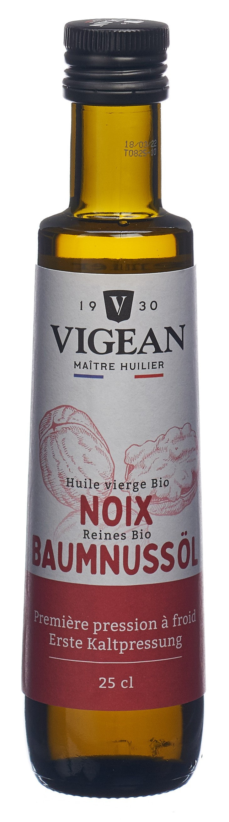 VIGEAN huile de noix crue bio 250 ml