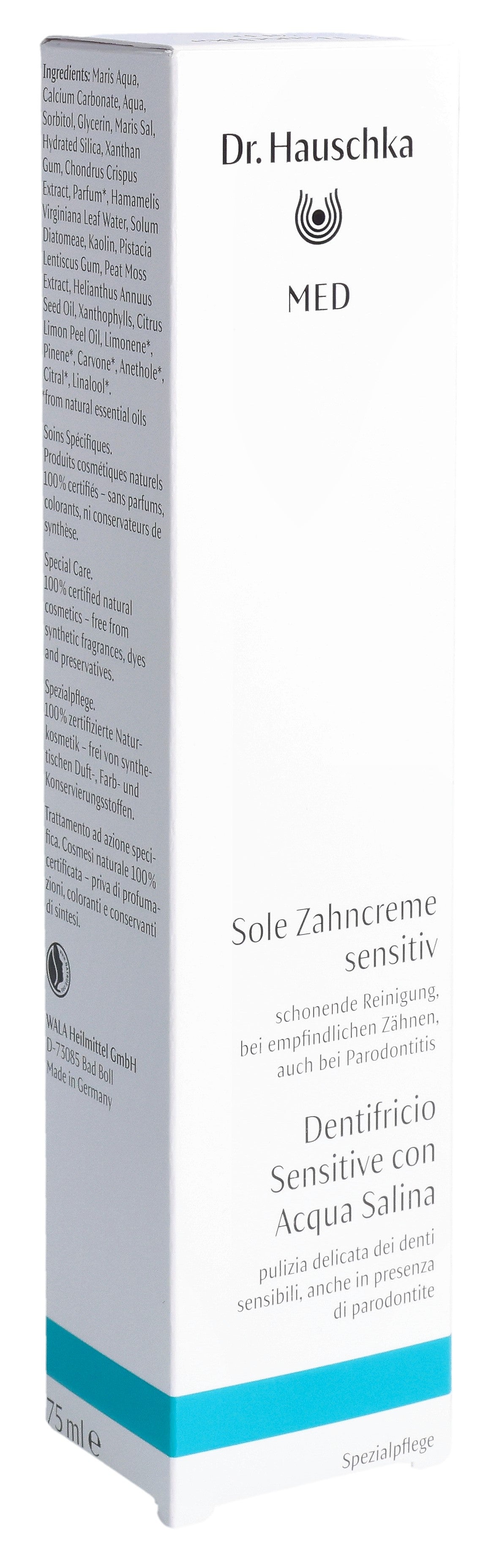 Dr. Hauschka Med Dentifrice Salin Sensibilité | 75 ml