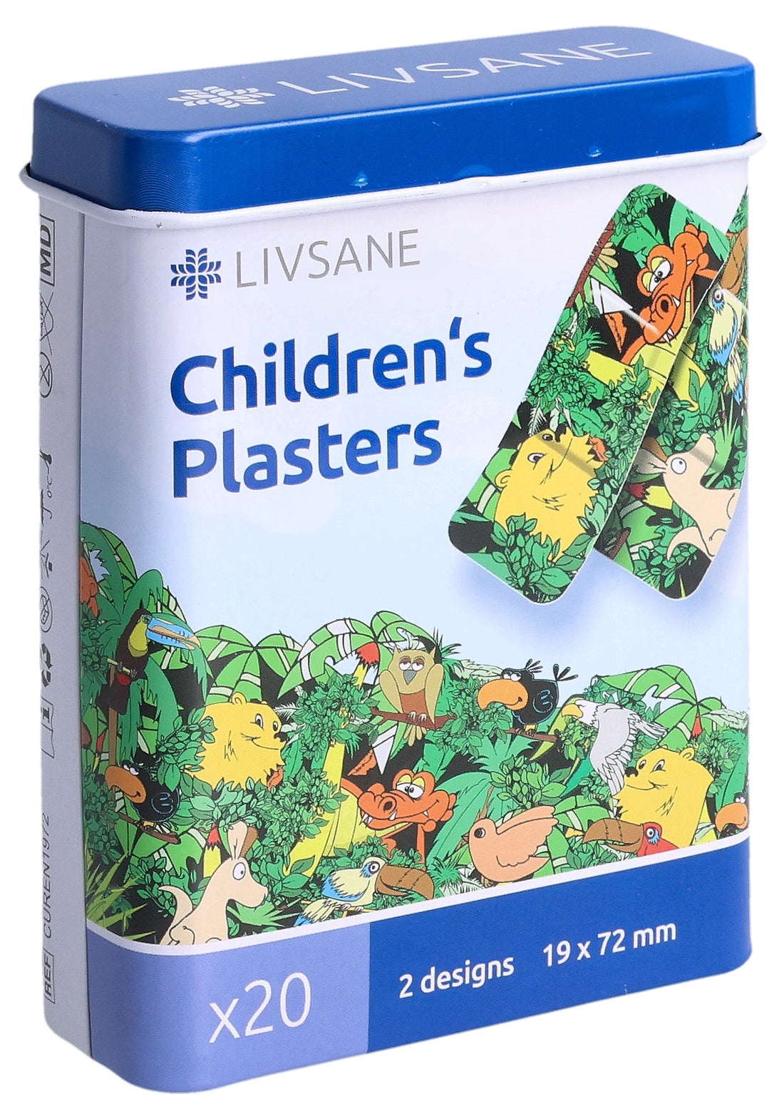 LIVSANE Pansements Enfants Jungle Animals Soin Blessures | 20 Pièces