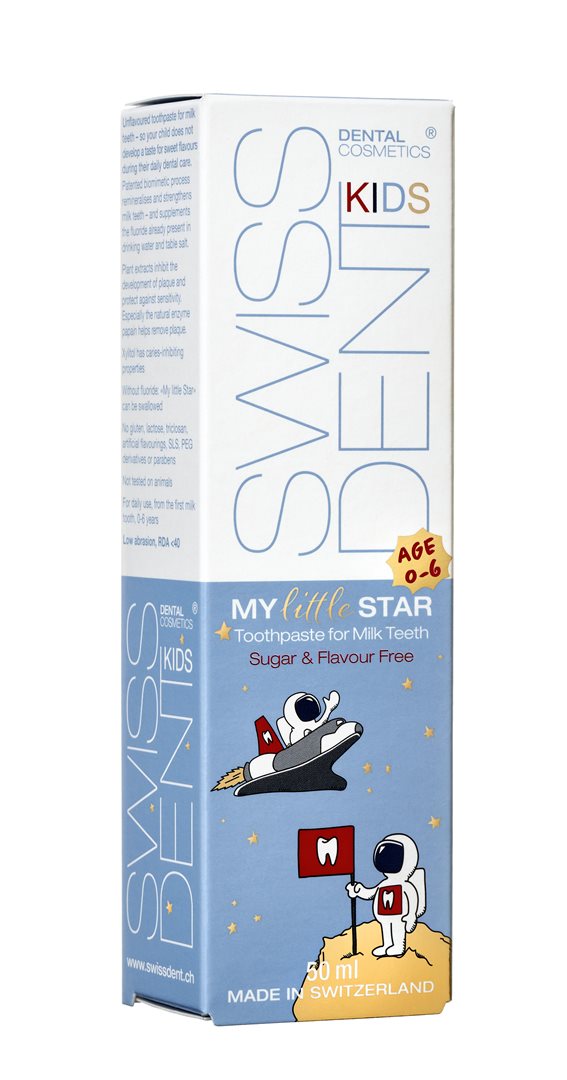 SWISSDENT KIDS My Little Star Dentifrice Enfant 50 ml | Protection Caries