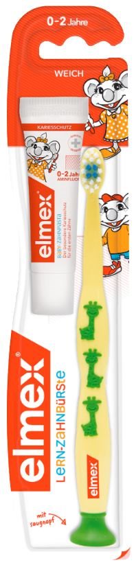 ELMEX DEBUTANT Brosse à Dents Bébé 0-2 Ans Douceur | Soin Oral