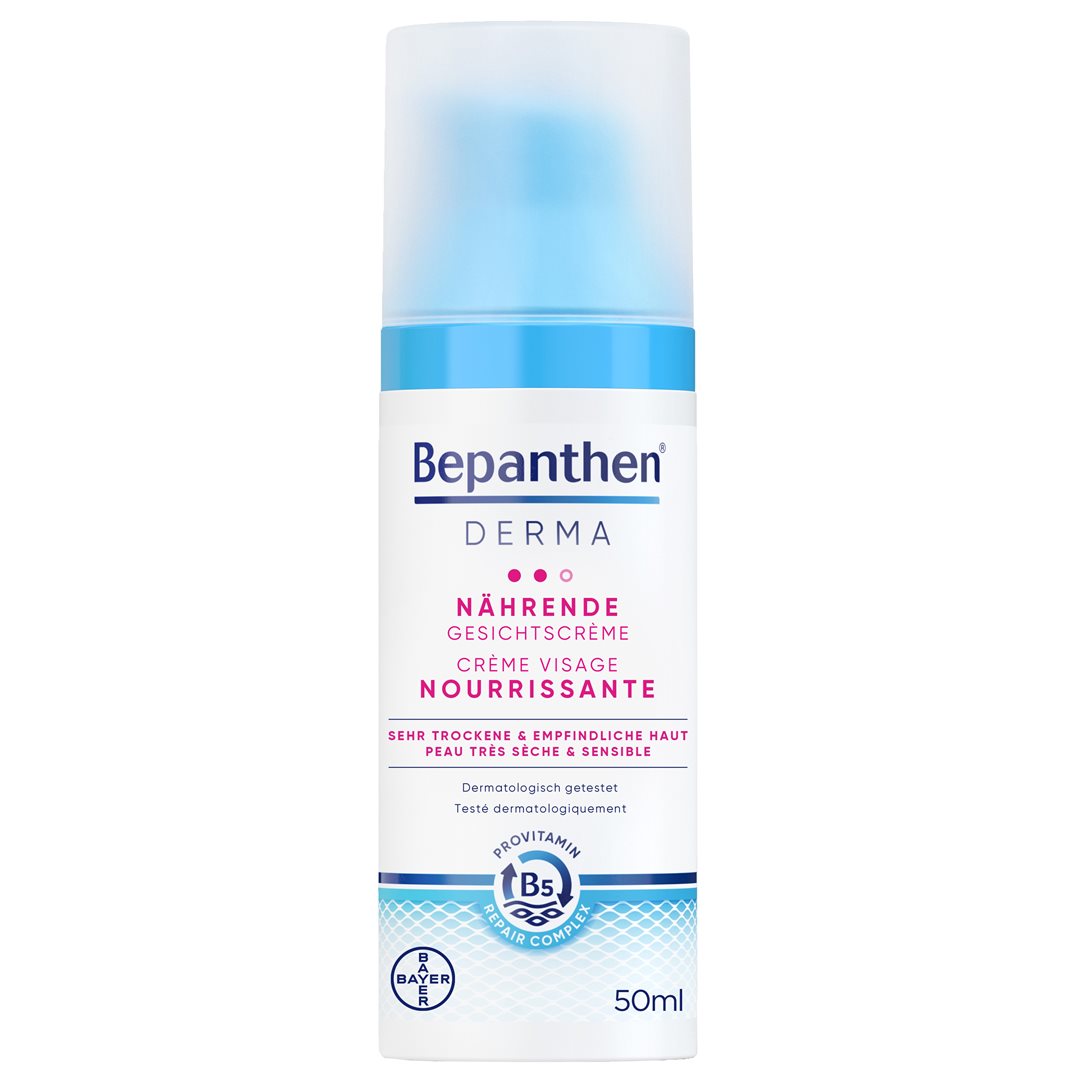 Bepanthen Derma Crème Visage Nourrissante 50 ml | Peau Sèche