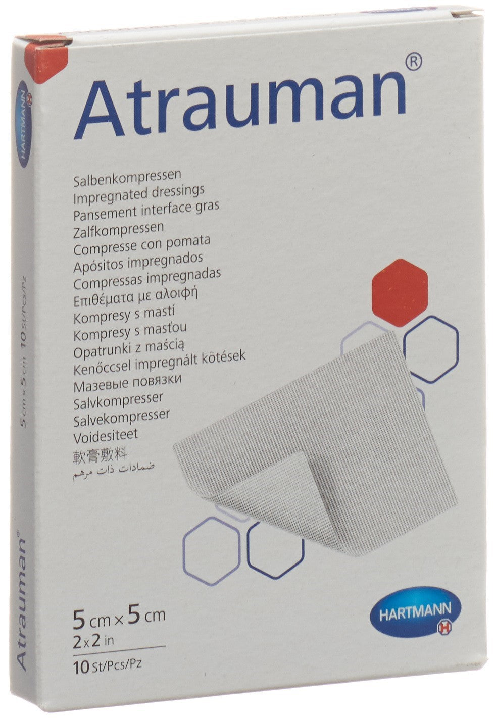 ATRAUMAN Pansement Stérile 5x5cm | Soin Cicatrisant 10 Pièces