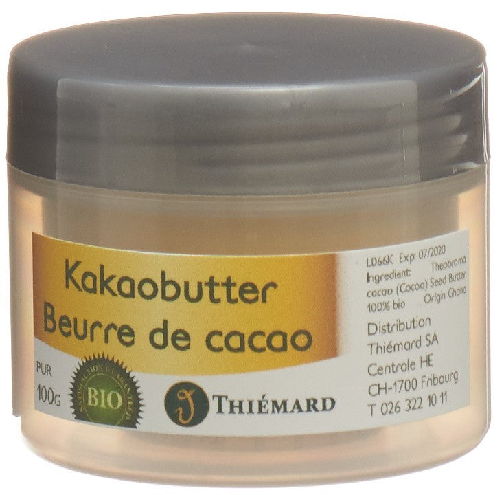 THIEMARD Beurre de Cacao Bio 100% Pur - Hydratation Intense | 100 g