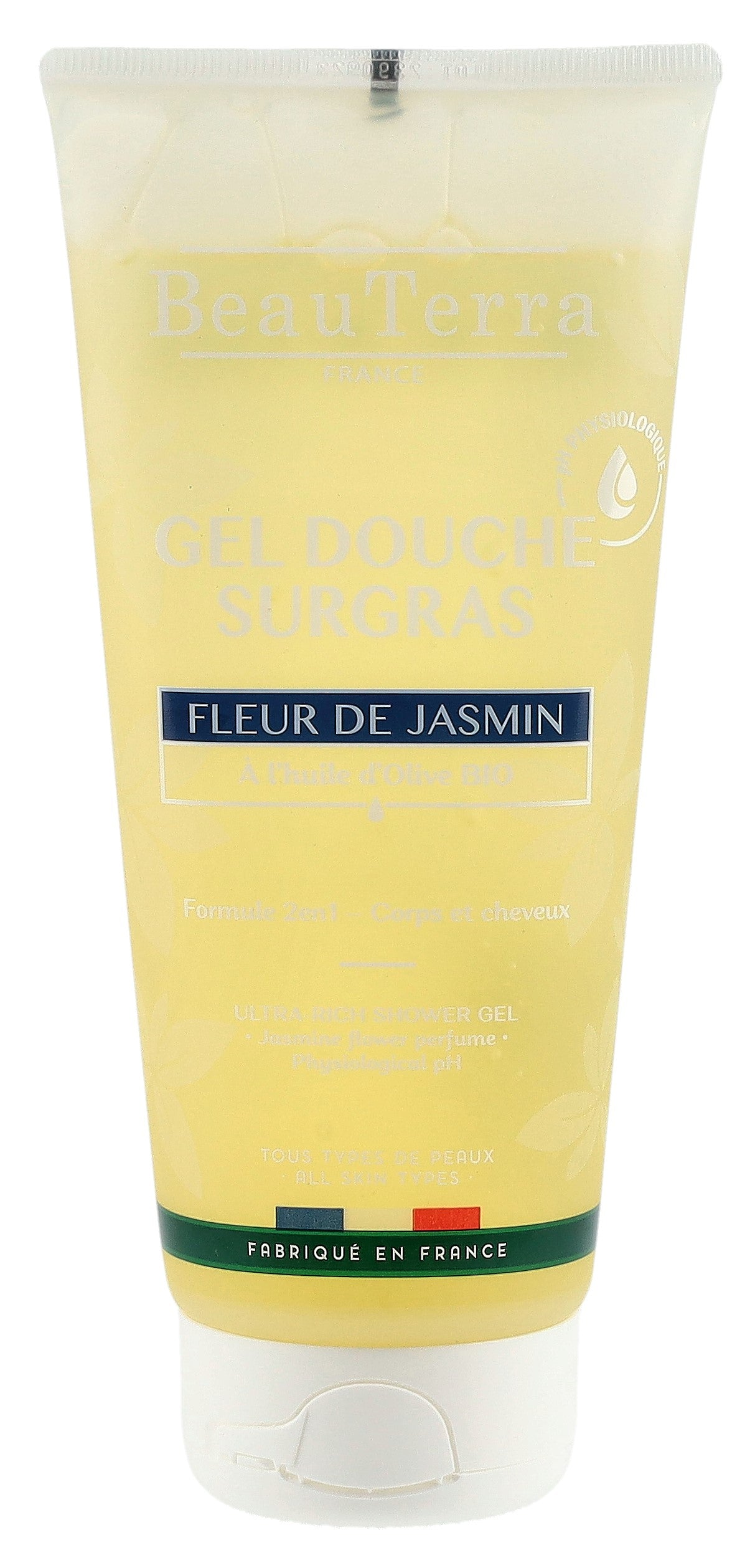 BEAUTERRA Gel Douche Surgras Jasmin Douceur | 200 ml