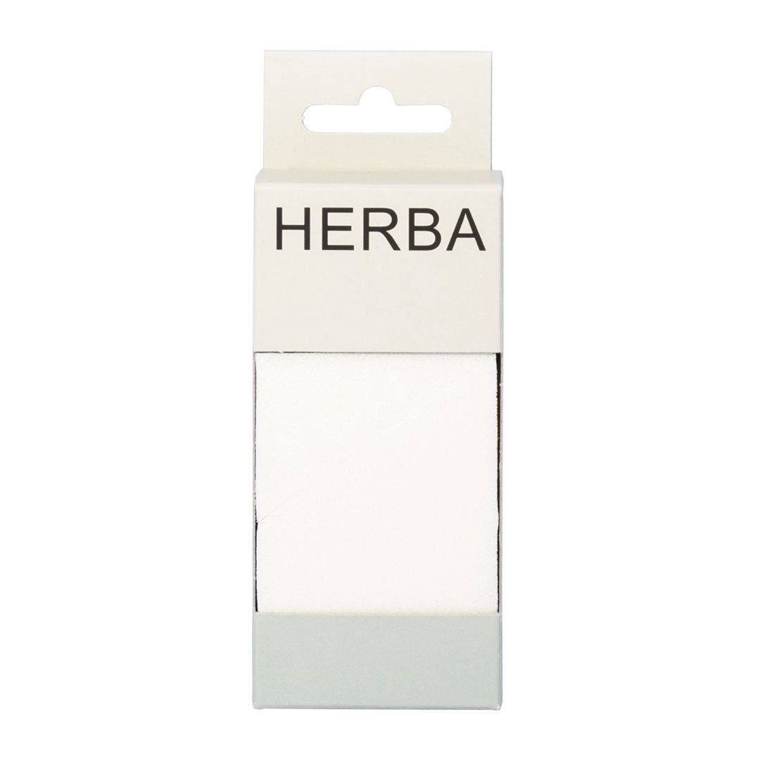 HERBA Éponge Maquillage Coins Blanche 4 Pièces | Application Précise