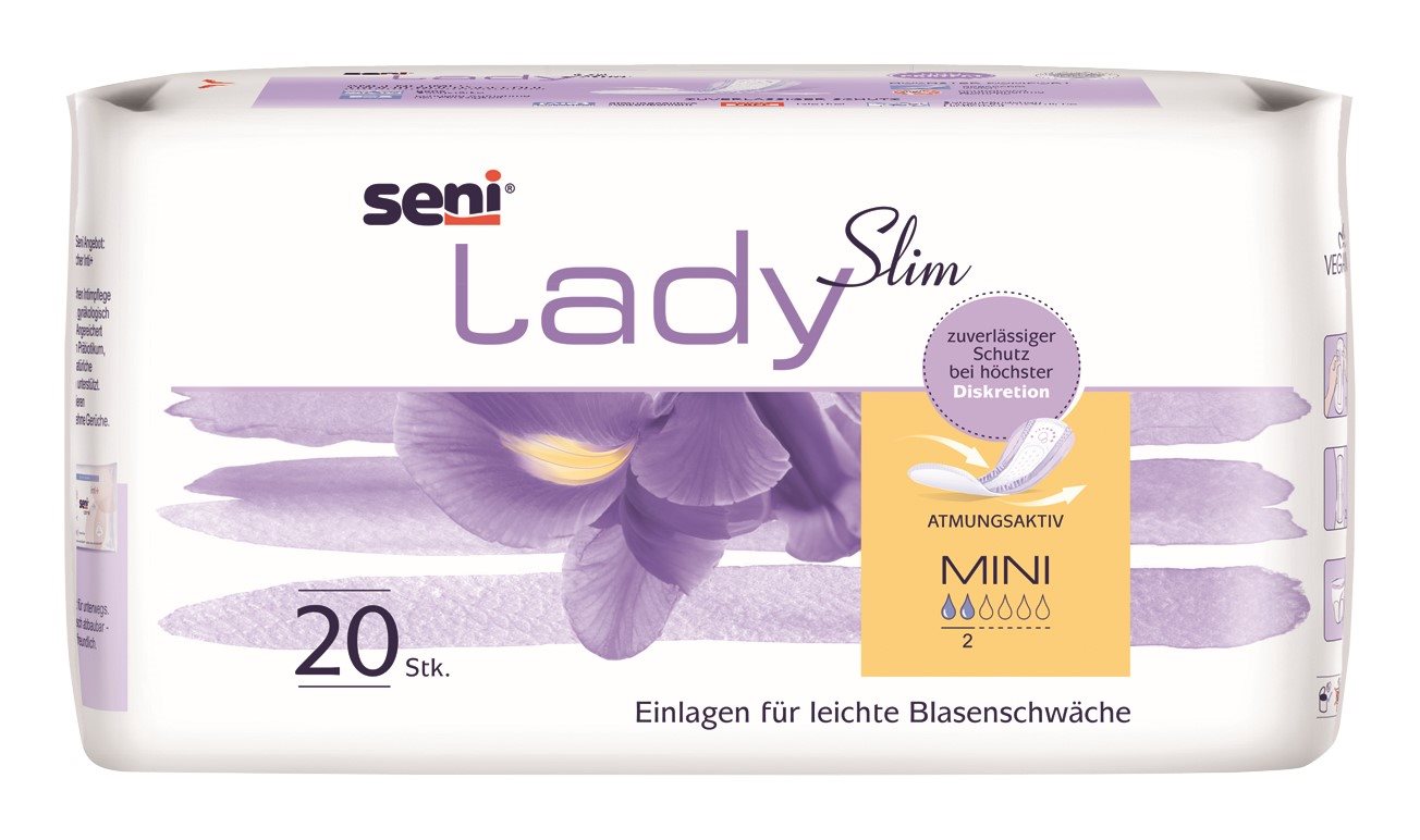 SENI Lady Slim Mini Protections Discrètes 20 Pièces