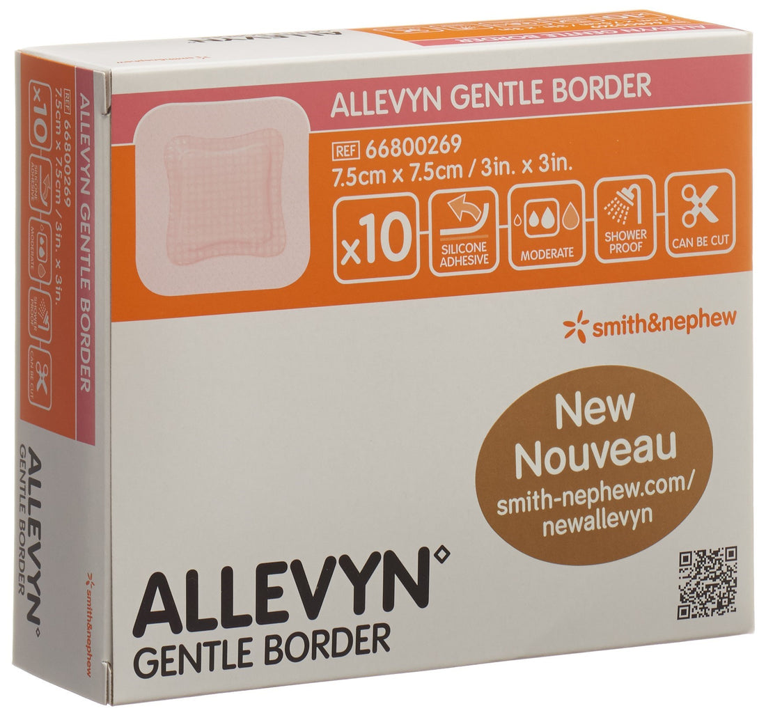 ALLEVYN GB pansement mousse 7.5x7.5cm 10 pce