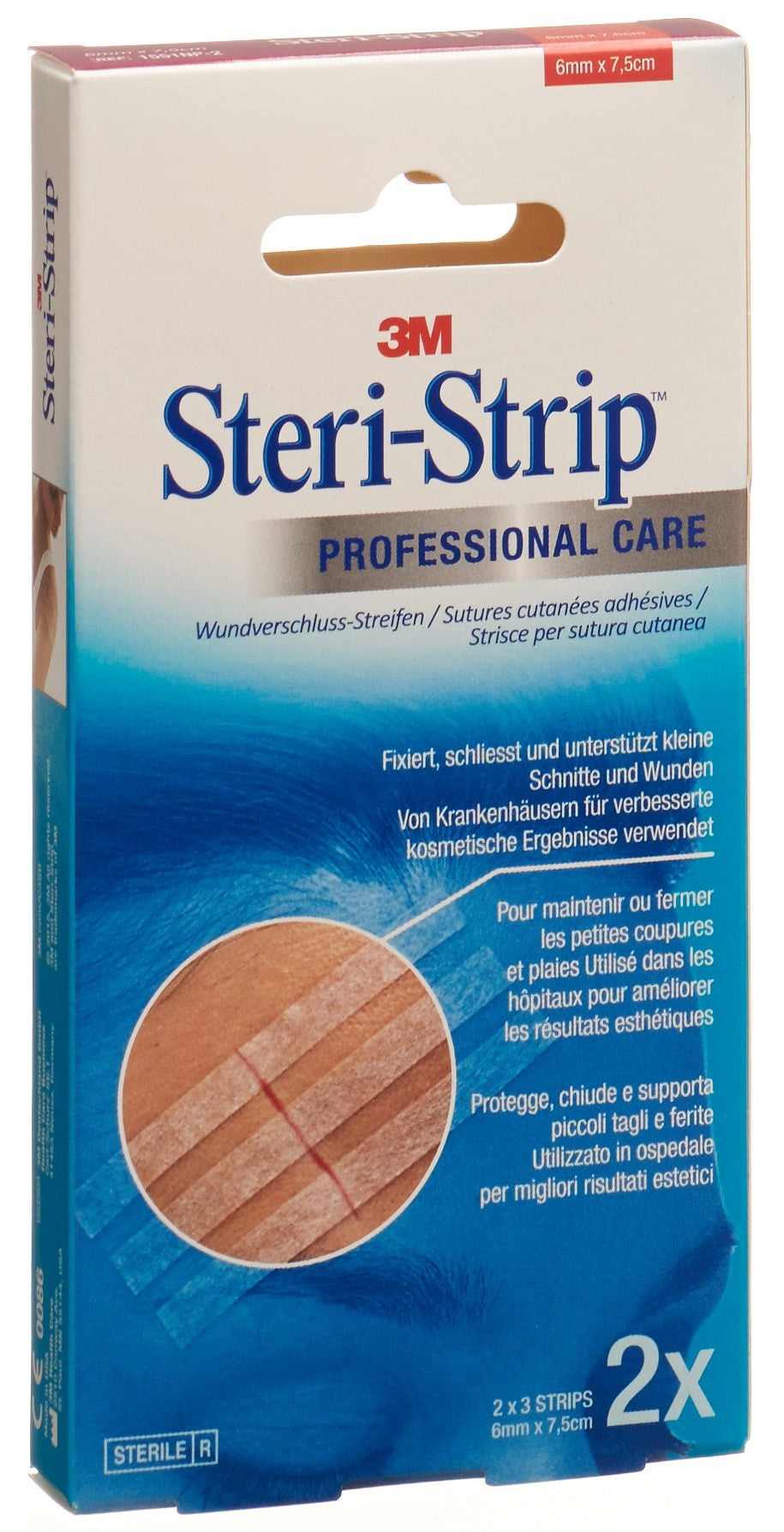 3M STERI STRIP blendtone 6x75mm natur 2 x 3 pce