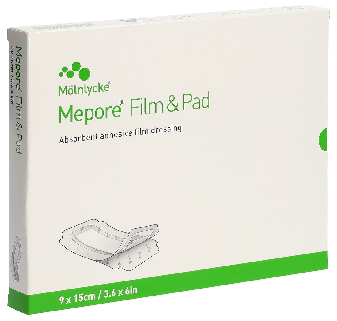 MEPORE Film &amp; Pad Pansement Adhésif 9x15cm 5 Pièces