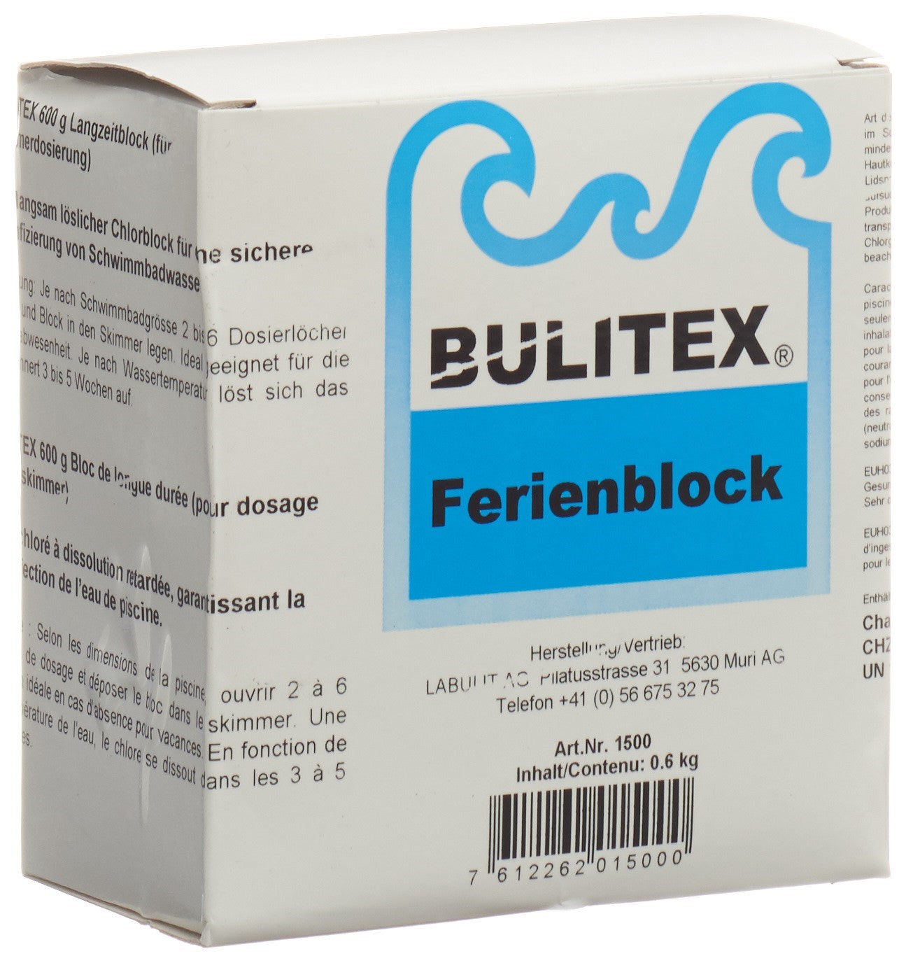 BULITEX Bloc Vacances Confort Digestif 600 g