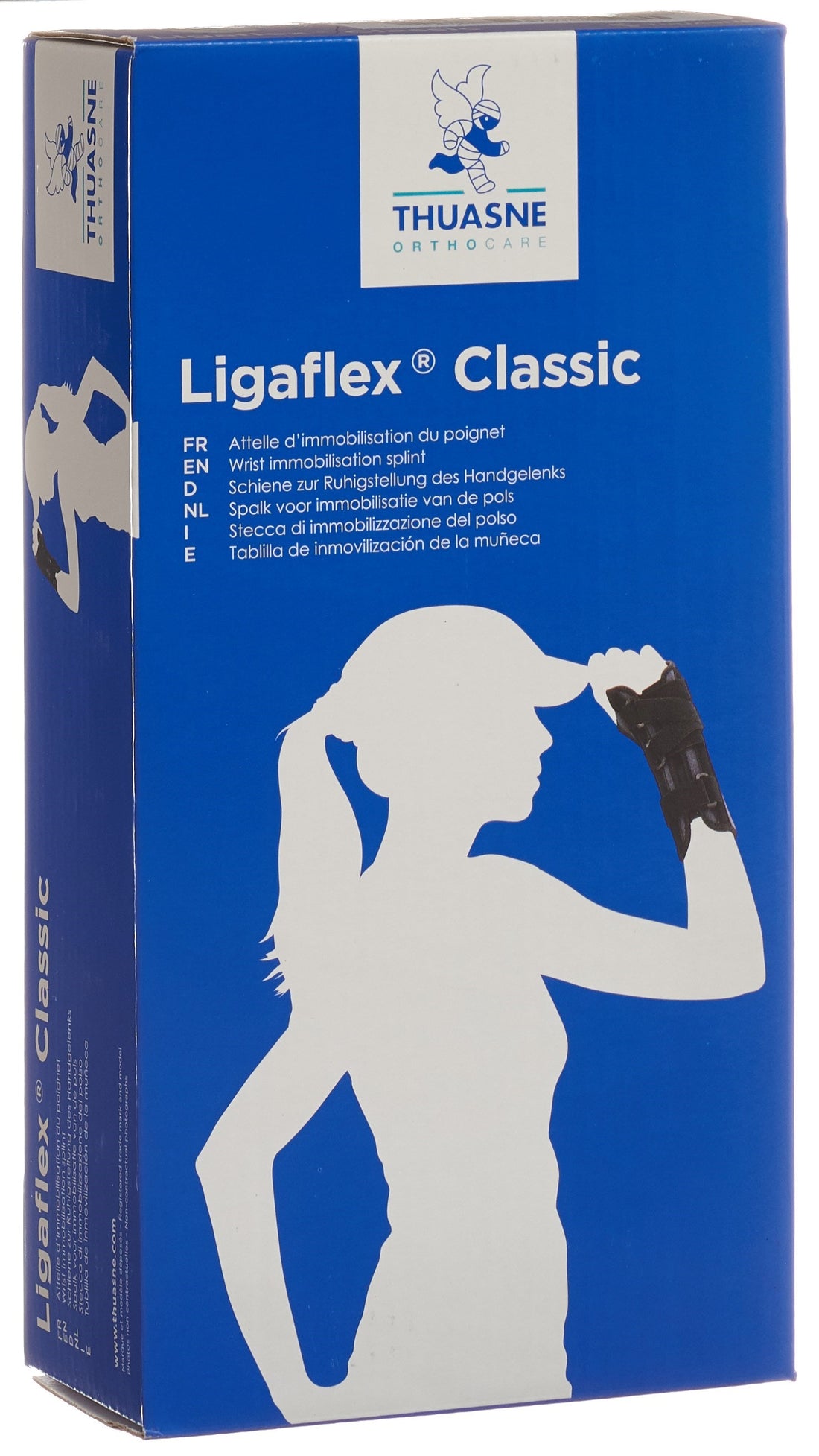 THUASNE Ligaflex Attelle Poignet Gauche Noir Taille 2 Soulage Douleur