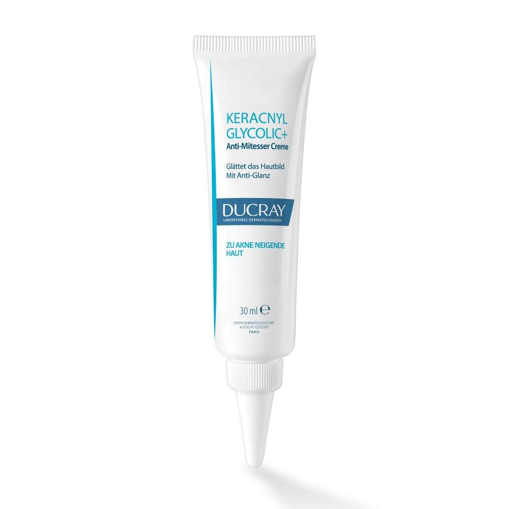 DUCRAY KERACNYL GLYCOLIC+ Crème Désincrustante 30 ml | Peau Grasse