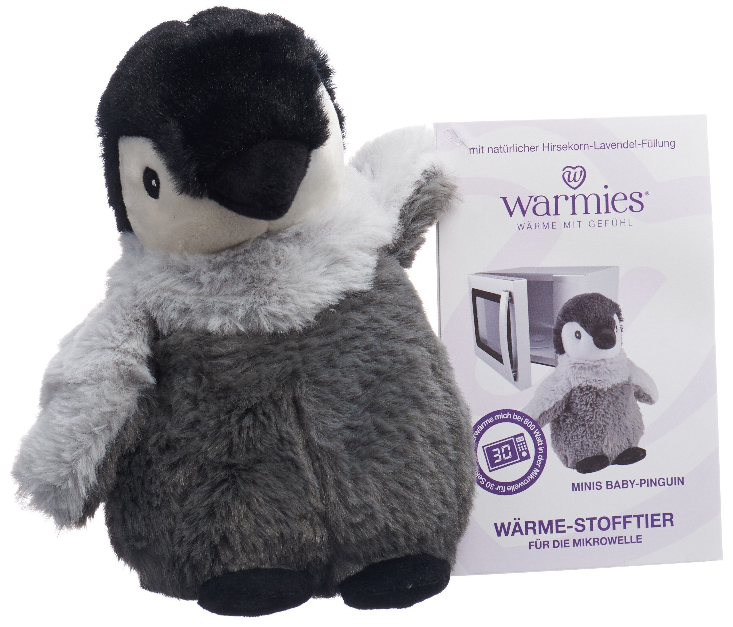 WARMIES Minis peluche réchauffante bébé pingouin