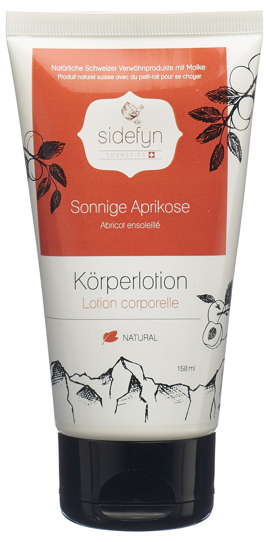 SIDEFYN Lait Corporel Abricot Ensoleillé Hydratant 150 ml