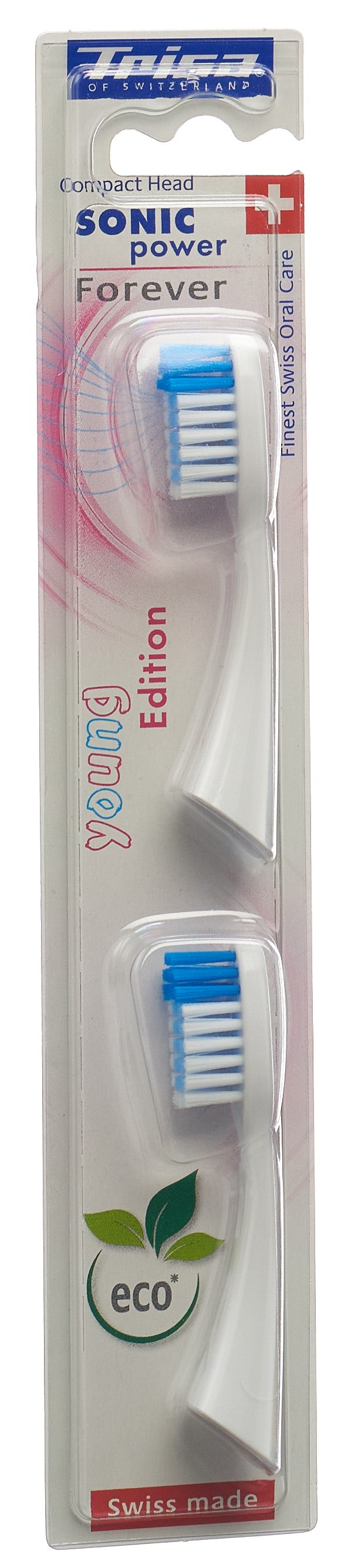 TRISA SONICPOWER Kit Remplacement Brosse à Dents Électrique | Young Edition