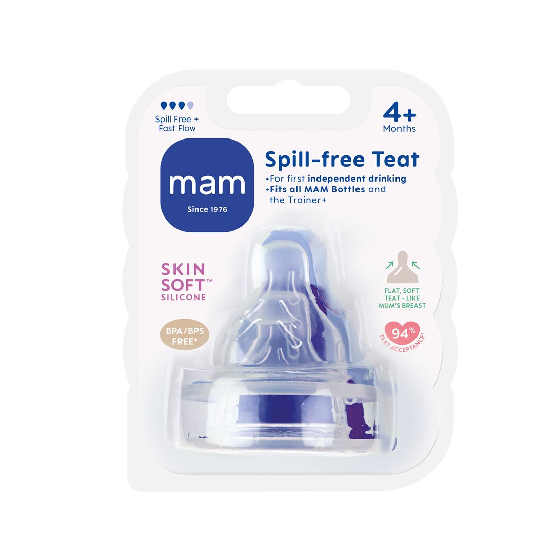 MAM Tétine Anti-Colique 4+ Mois 2 Pièces | Flux Rapide