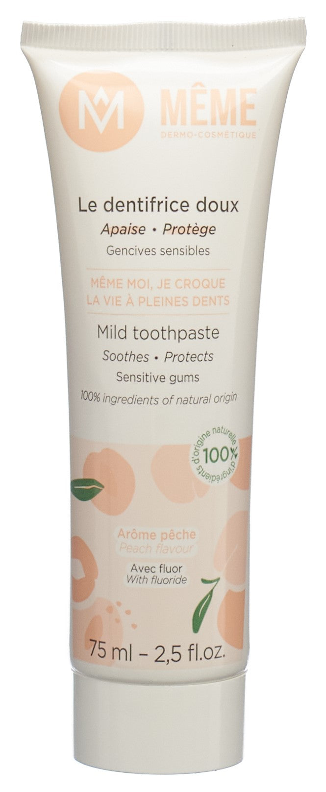 MEME Dentifrice Blancheur Éclat 75 ml | Soin Buccal Premium