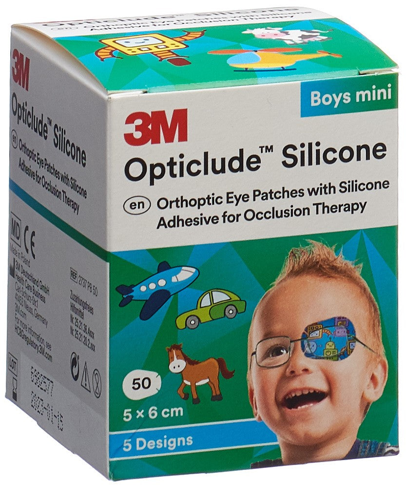 3M OPTICLUDE Sil pansem 5x6cm mini boys (n) 50 pce