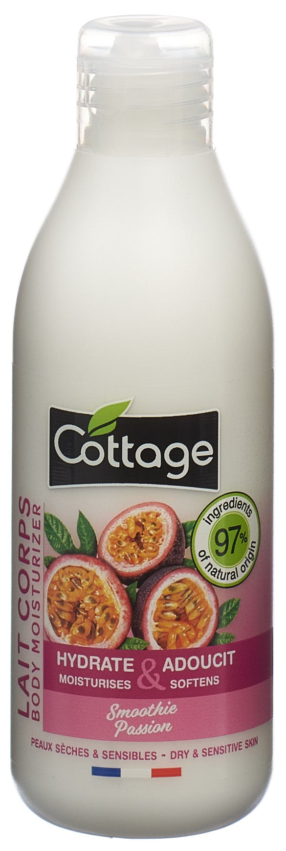 COTTAGE Lait Corps Smoothie Passion Hydratant | 200 ml