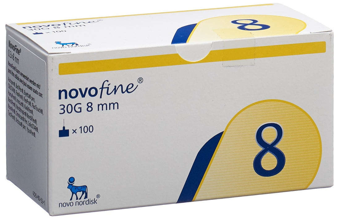 NOVOFINE Aiguilles Injection 30G 8mm Confortables | Boîte 100 pcs