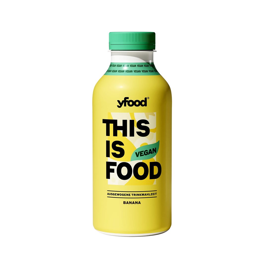 YFOOD repas à boire vegan banana fl 500 ml
