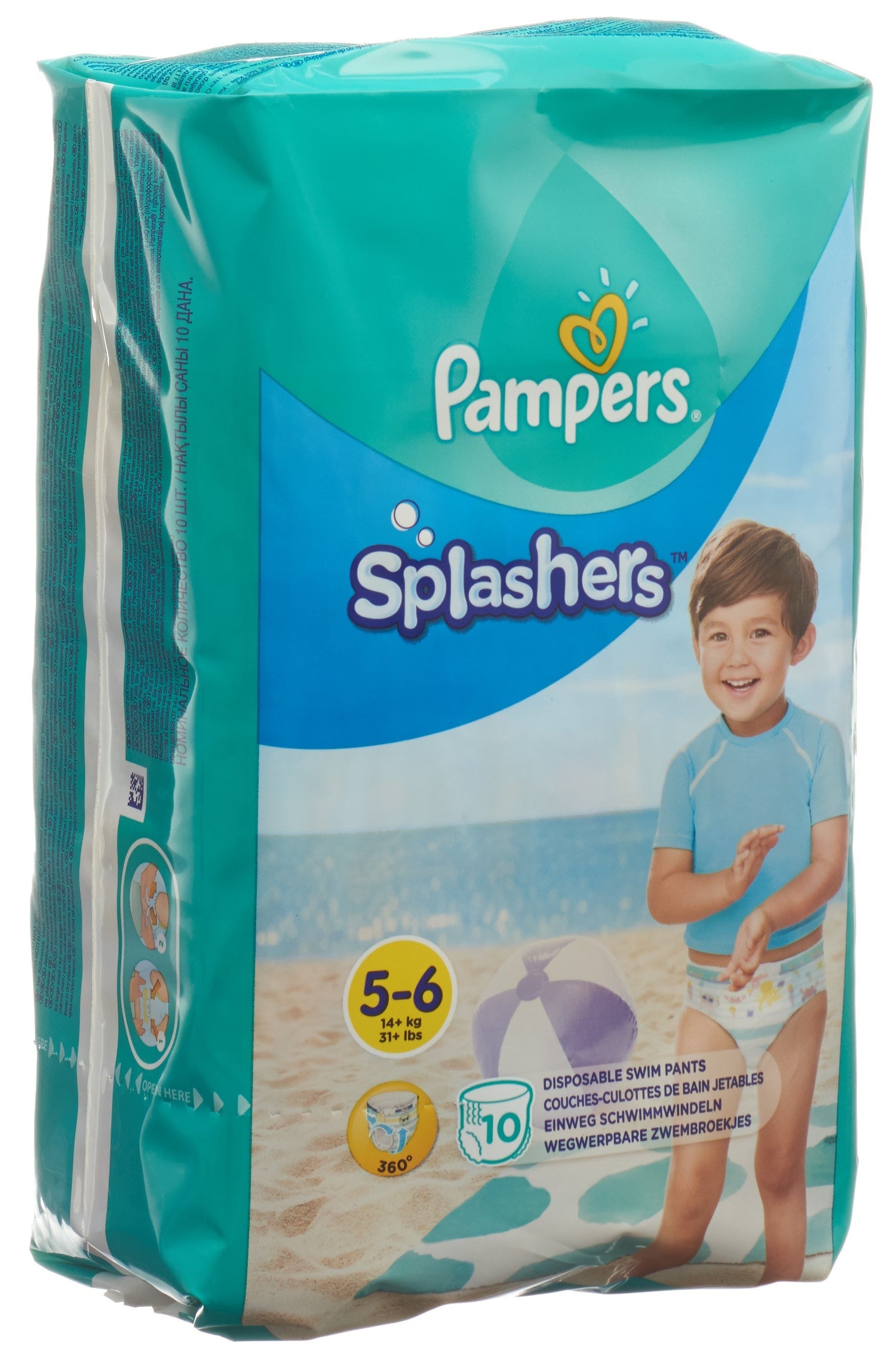 Pampers Splashers Culottes Natation Taille 5-6 Lot 10 Pièces | Confort &amp; Protection