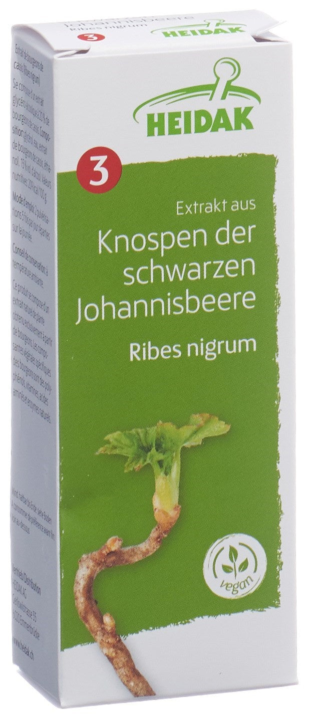 HEIDAK Bourgeon Ribes Nigrum Macérat Glycériné 30 ml | Bien-être Respiratoire