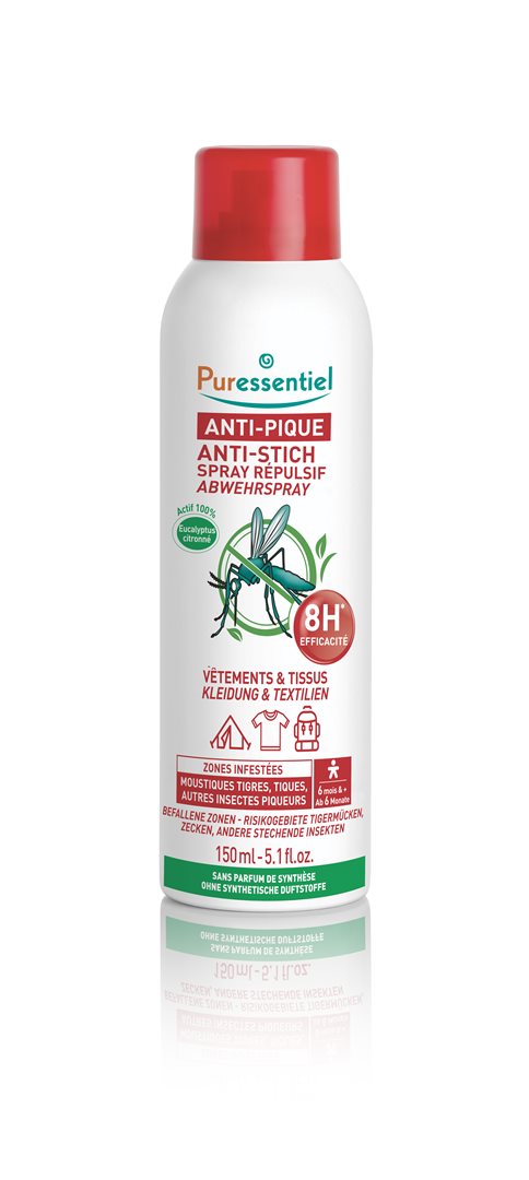 Puressentiel Spray Répulsif Anti-Pique Vêtements 150 ml