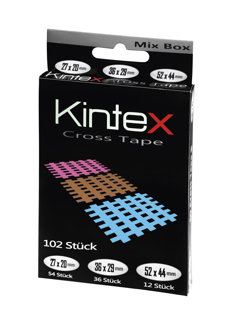 KINTEX Cross Tape Mix Box 102 pièces | Soulagement Douleur Musculaire