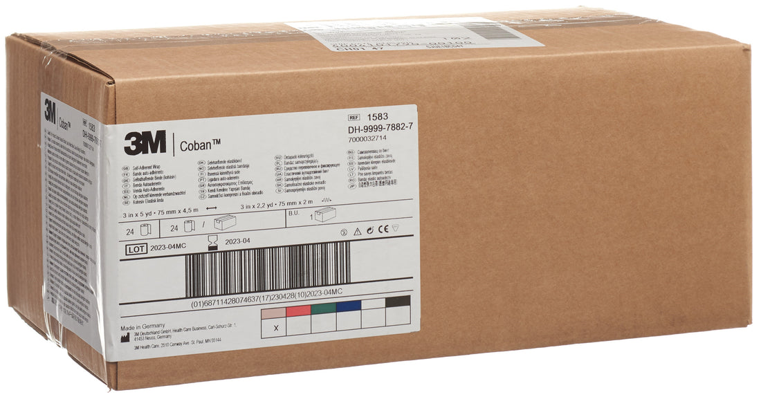 3M COBAN bande adhé 7.6cmx4.5m chair 24 pce