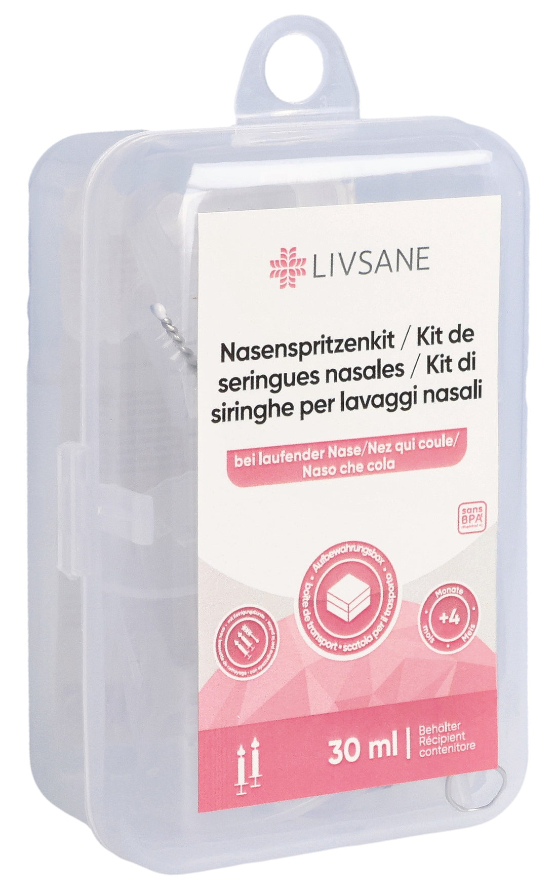 LIVSANE Seringue Nasale Confort &amp; Hygiène | 10 Unités