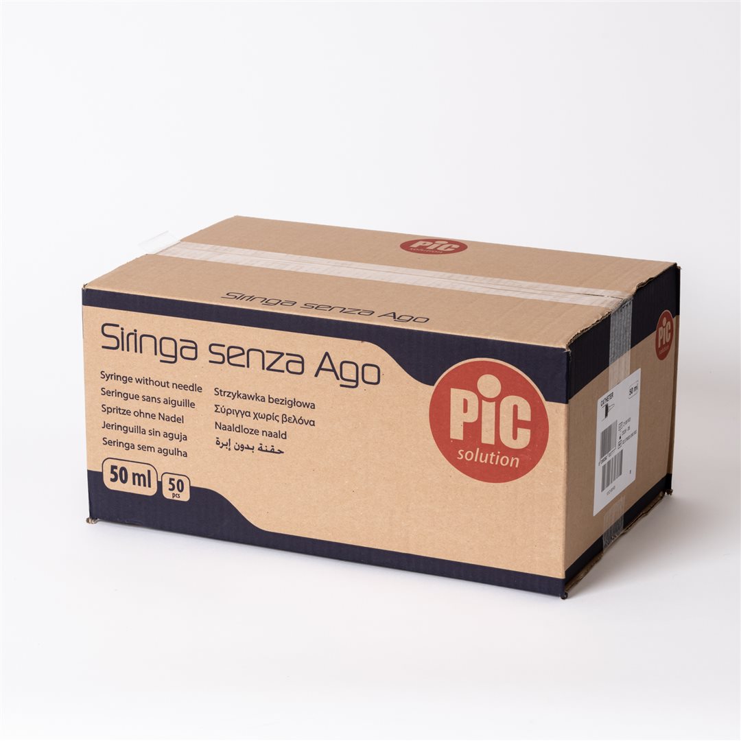PIC SOLUTION Seringue 50/60 ml Cathéter 50 Pièces | Usage Unique