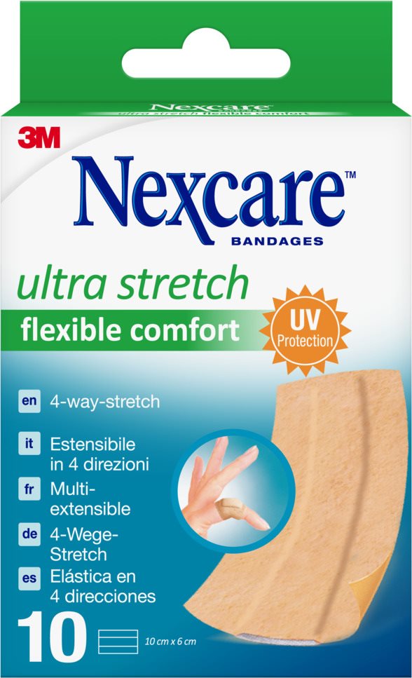 3M NEXCARE pansem ult stretch bandes 6x10cm 10 pce