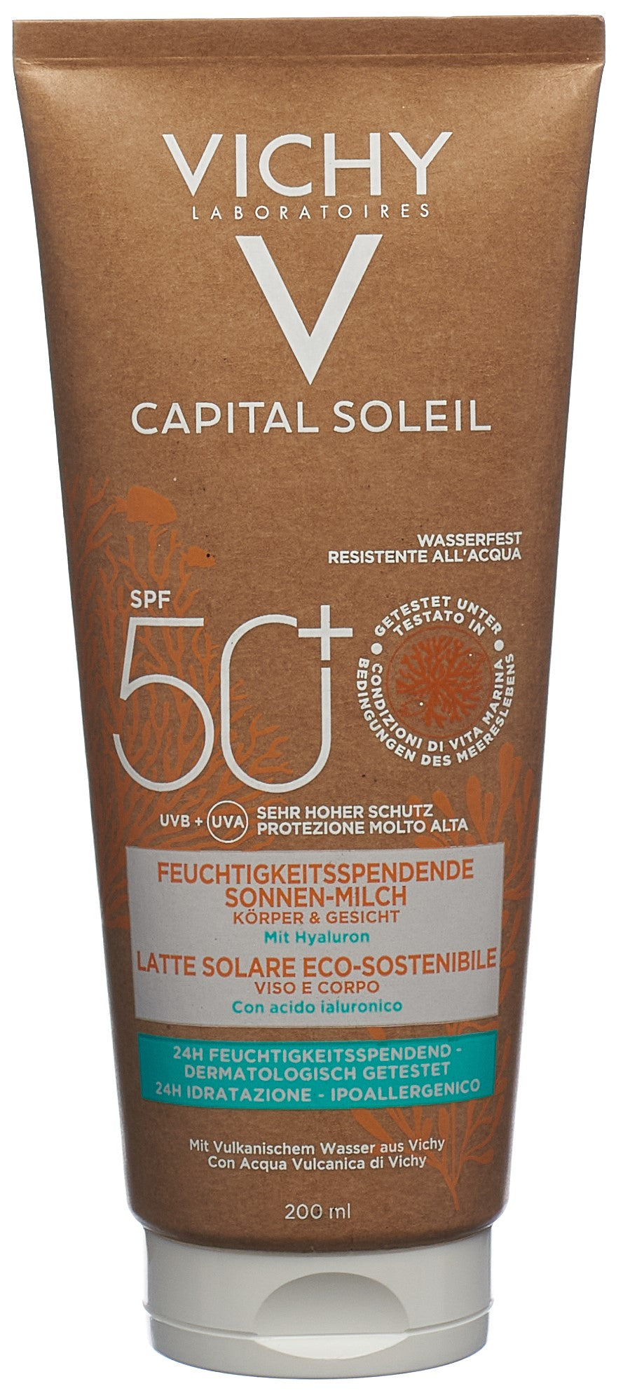 VICHY Capital Soleil Eco lait SPF50 tb 200 ml